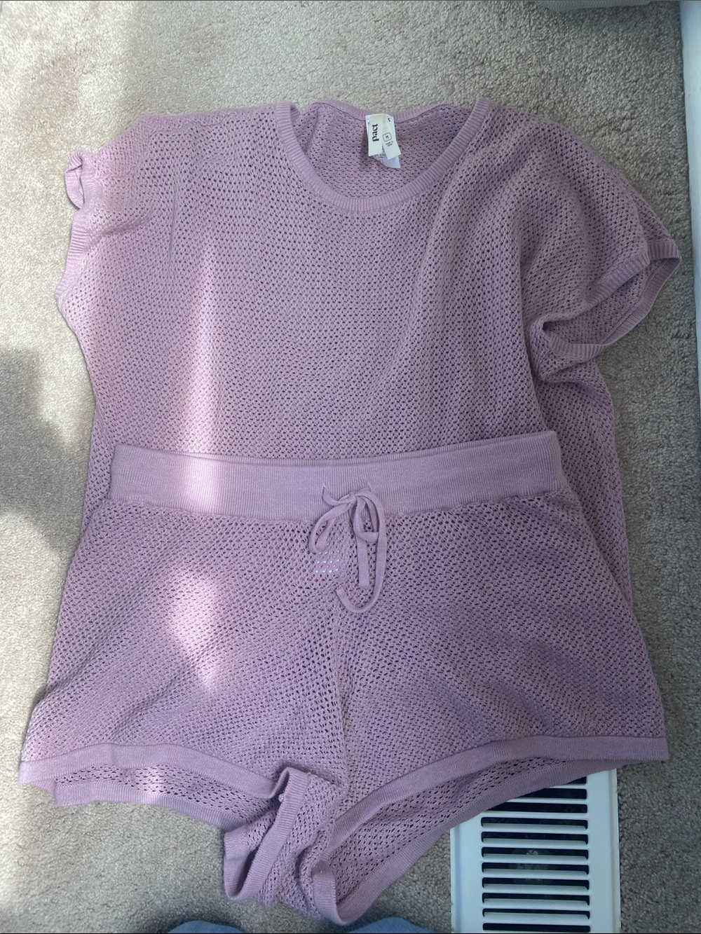 Pact beachside linen crochet set lavender - Picture 7 of 7